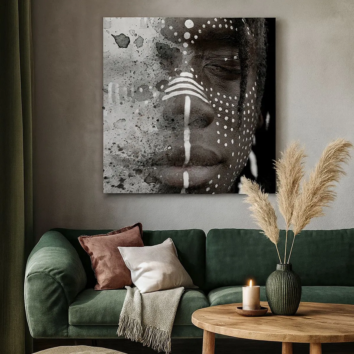 Quadro em tela - Descubra o espírito primordial - 30x30 cm