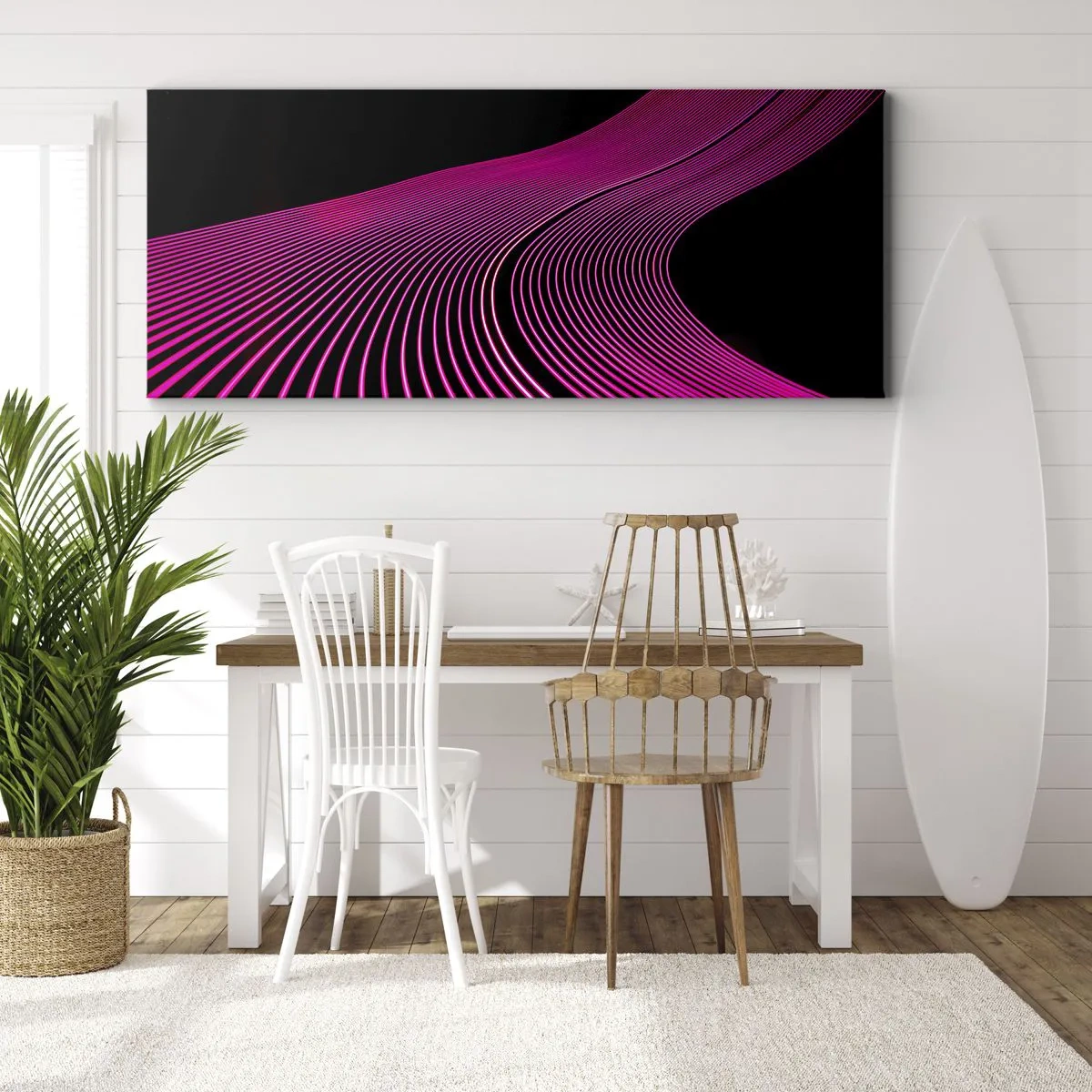 Quadro em tela - Avenida da luz - 100x40 cm