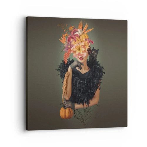 Quadro em tela - O feitiço da bruxa - 30x30 cm