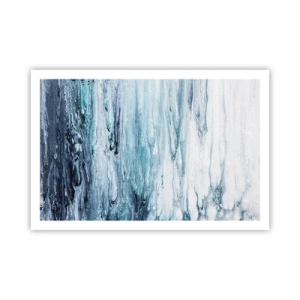 Pôster - Estalactites em azul - 91x61 cm