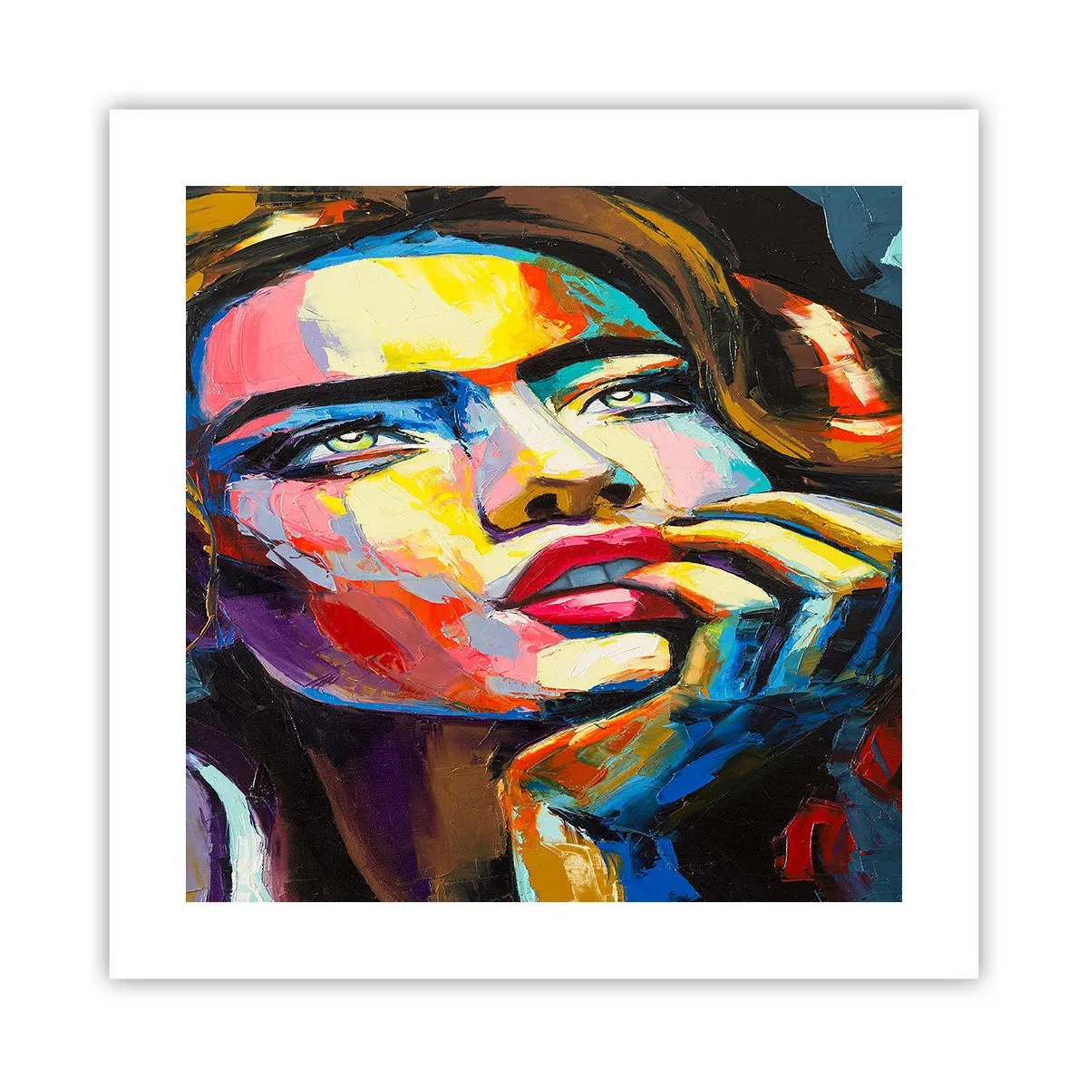 Pôster - Sonhos como pássaros voando no céu - 40x40 cm