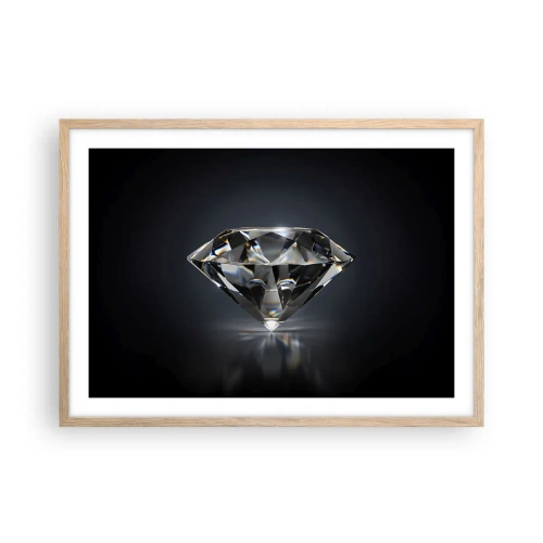 Pôster com moldura de carvalho claro - Best girls friend - 70x50 cm