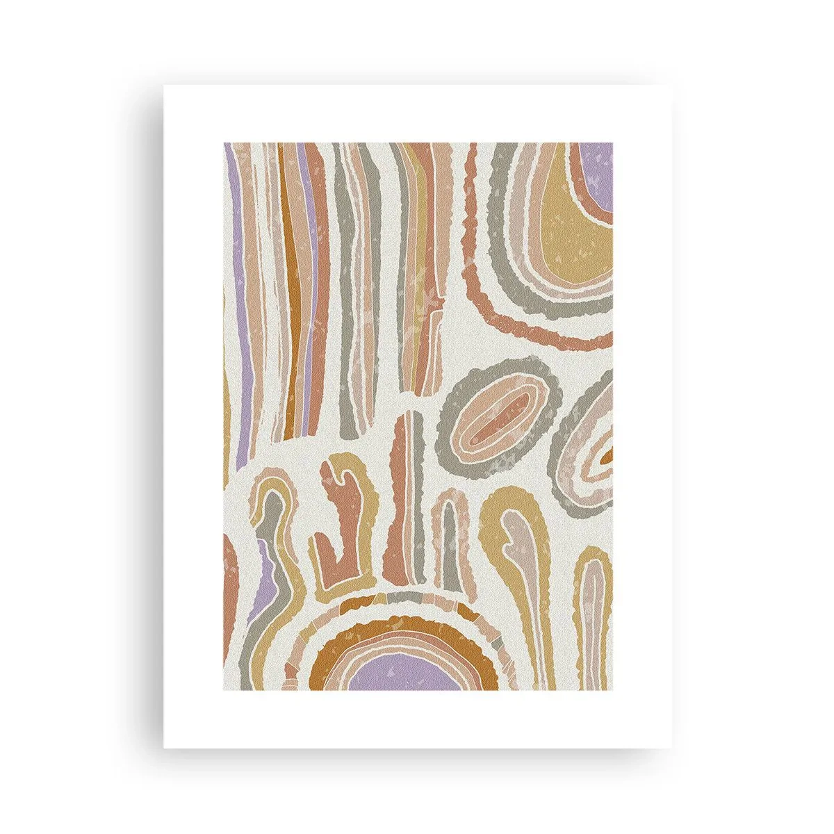 Pôster - Secções transversais coloridas - 30x40 cm