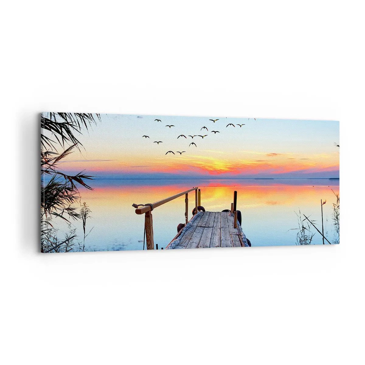 Quadro em tela - É hora de voltar... - 100x40 cm