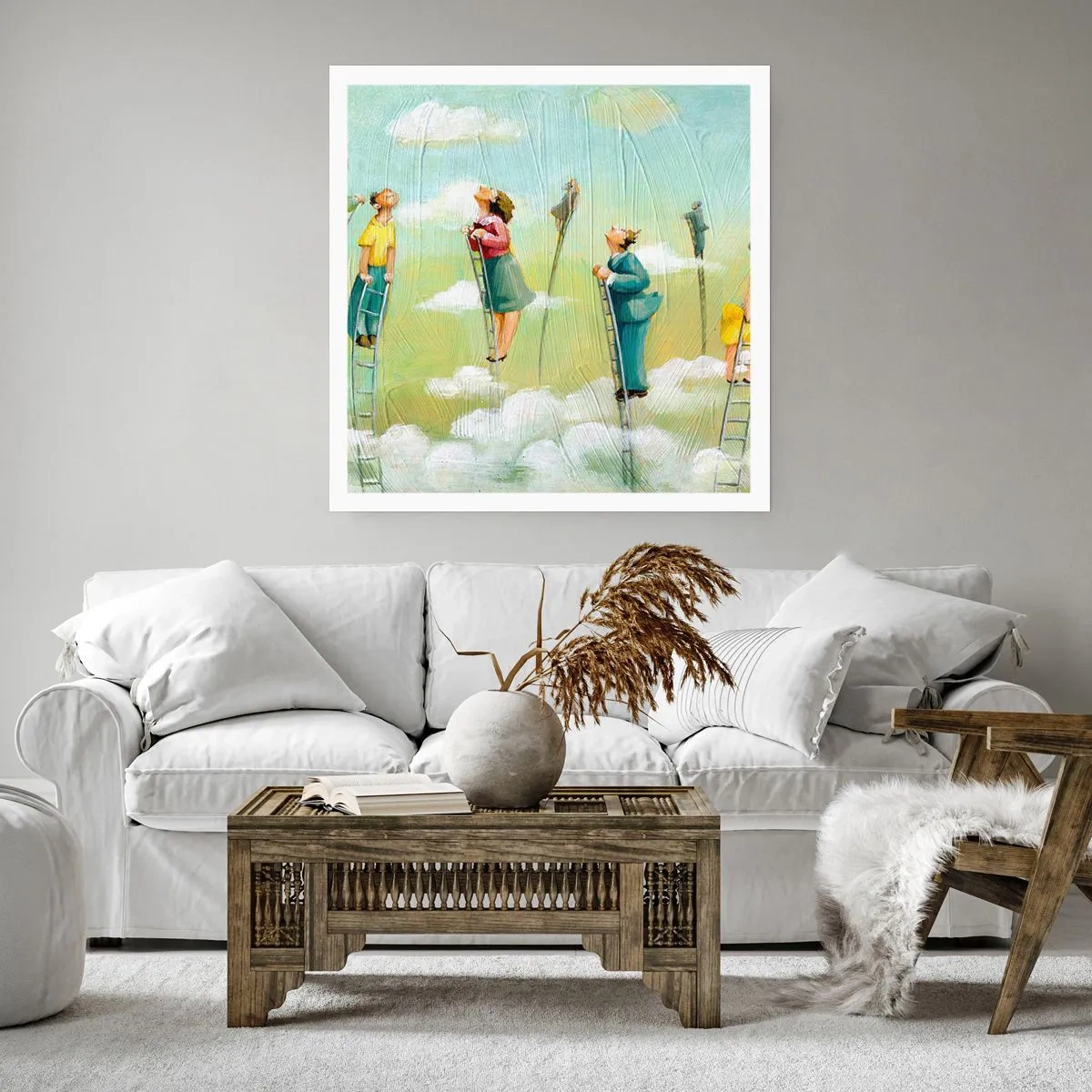 Pôster - Por trás do seu sonho - 60x60 cm
