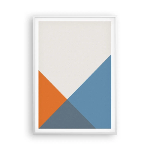 Pôster em moldura branca - Em termos de... - 70x100 cm