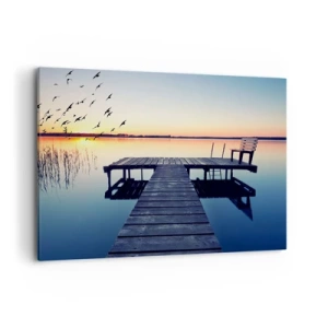 Quadro em tela - Foi um bom dia - 100x70 cm