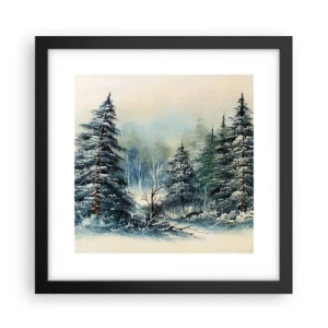 Pôster com moldura preta - Prontas para o Natal - 30x30 cm