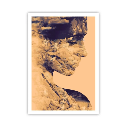 Pôster - Linda por natureza - 70x100 cm