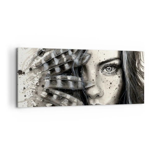 Quadro em tela - Beleza selvagem - 100x40 cm