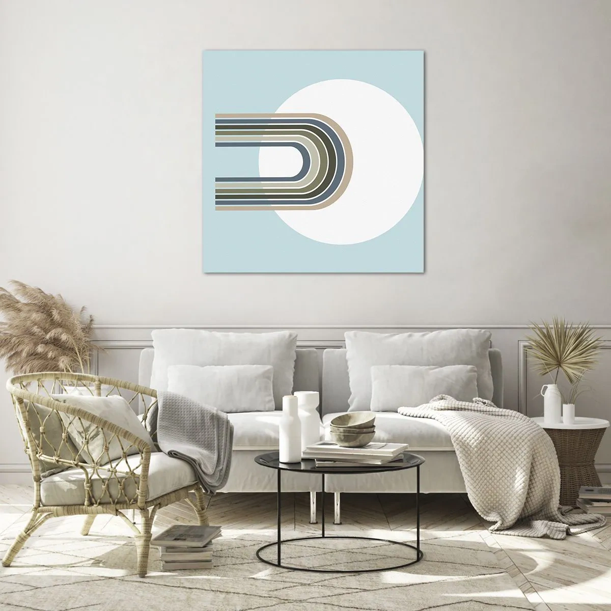 Quadro em vidro - Atração irresistível - 50x50 cm