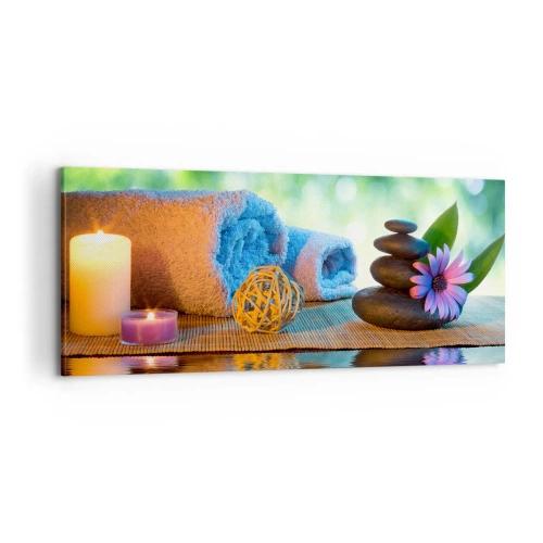 Quadro em tela - Tempo para o corpo - 100x40 cm