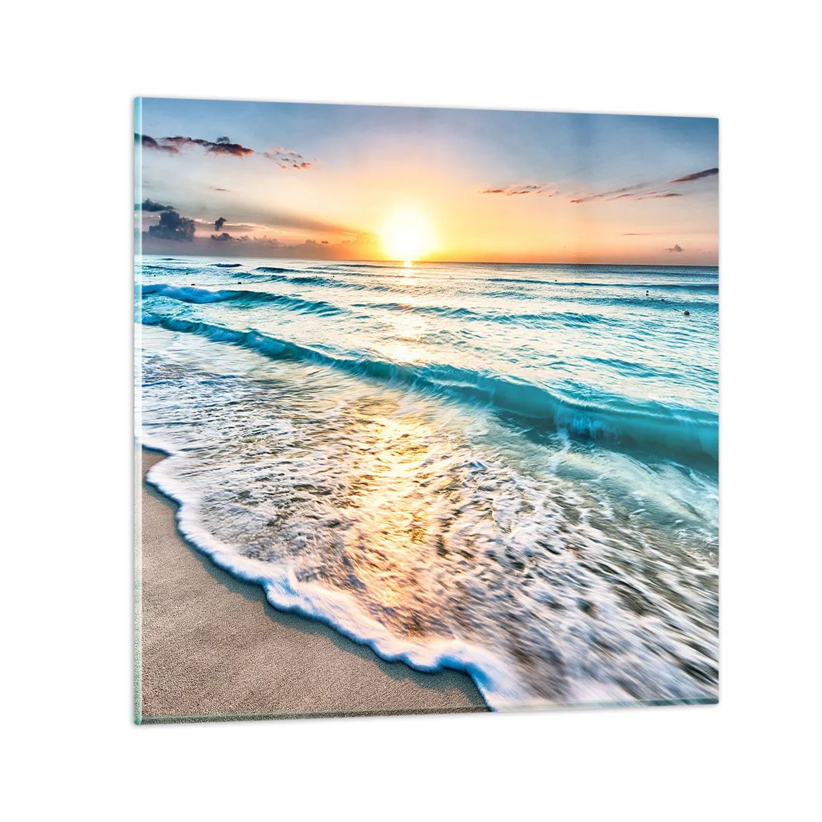 Quadro em vidro - Uma visão que vale a pena - 60x60 cm