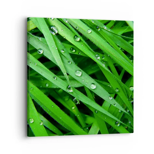 Quadro em tela - Jogue no verde - 30x30 cm