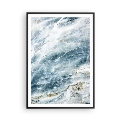 Pôster com moldura preta - O mundo do Gelo - 70x100 cm