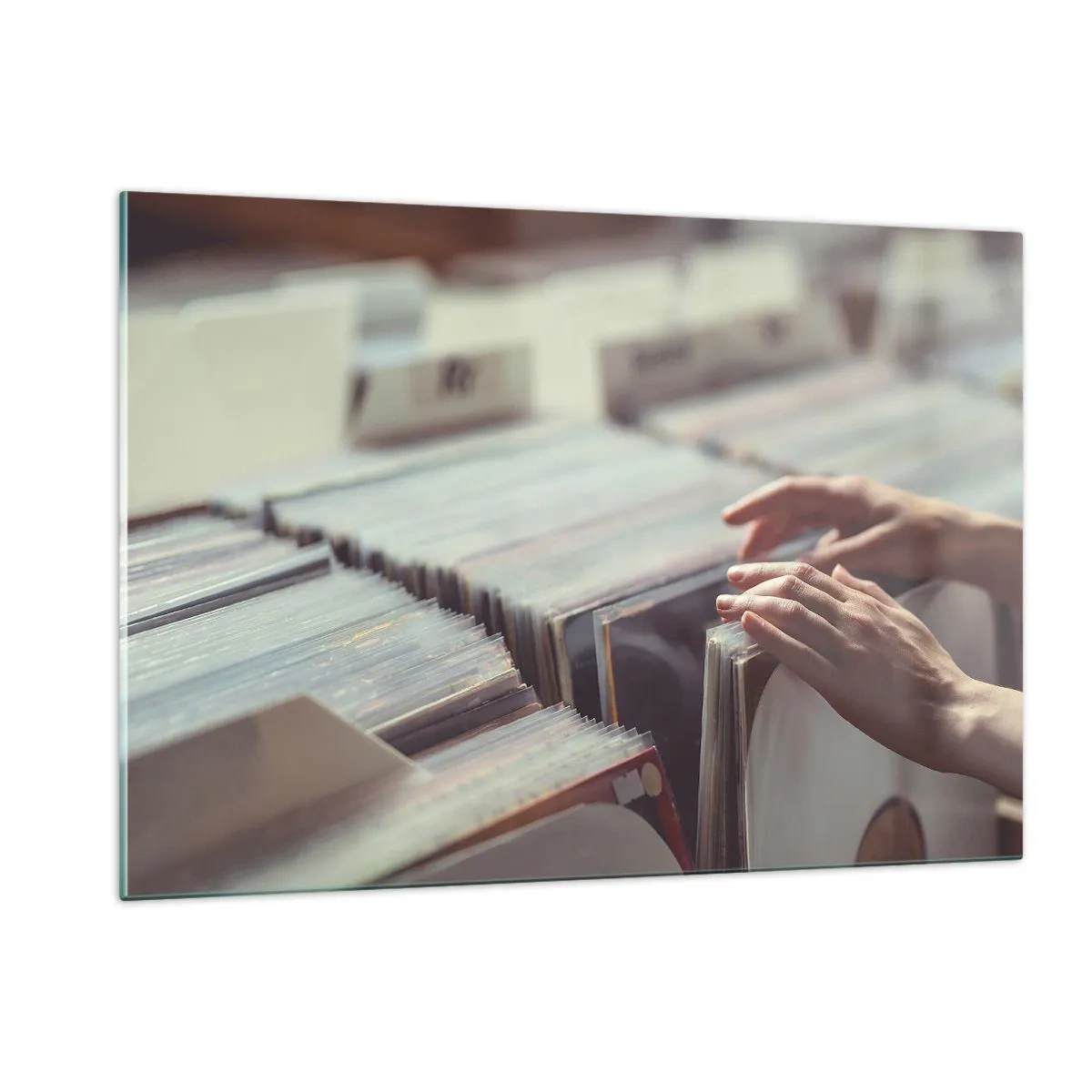 Quadro em vidro - Em busca de emoções - 120x80 cm