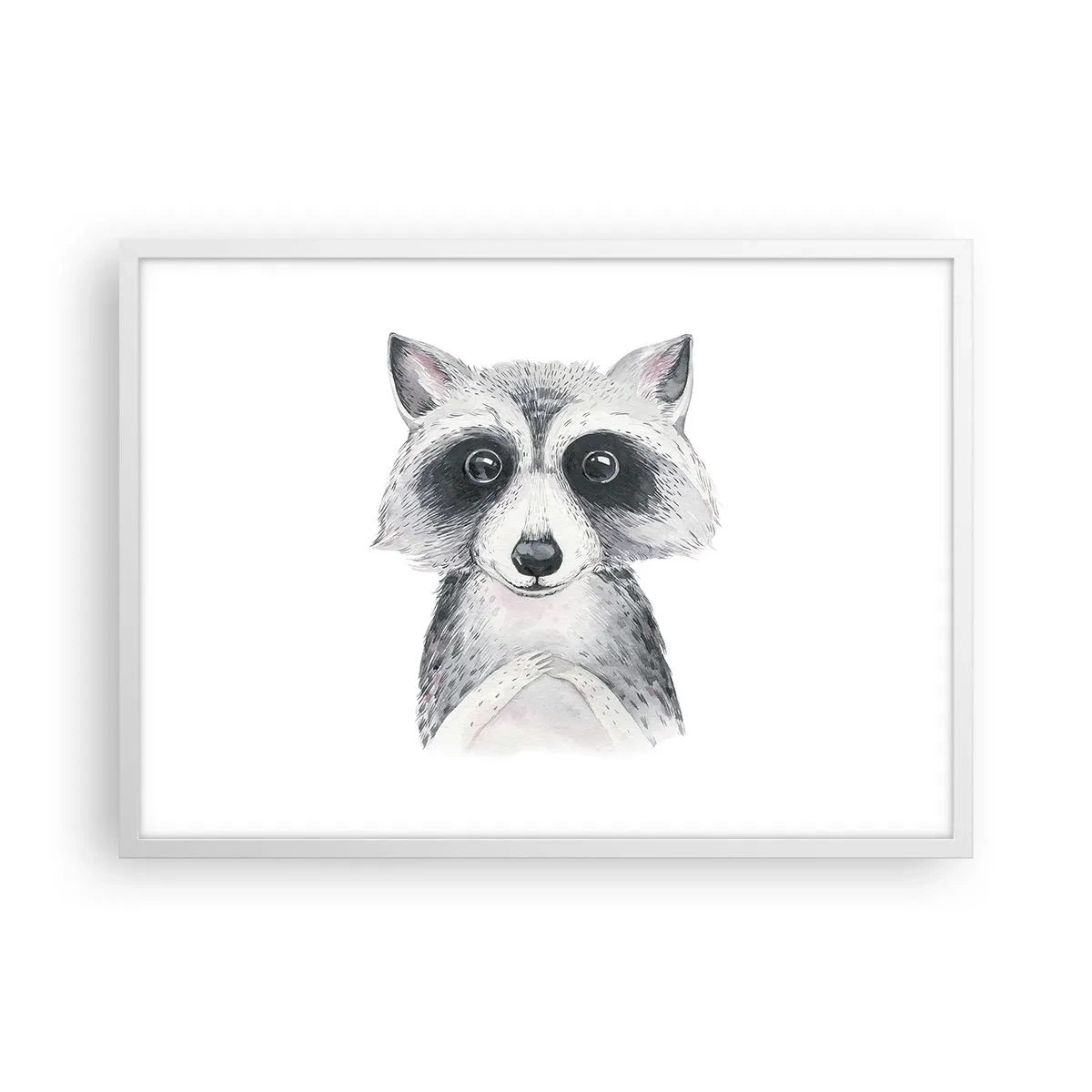 Pôster em moldura branca - Um momento de emoção - 70x50 cm