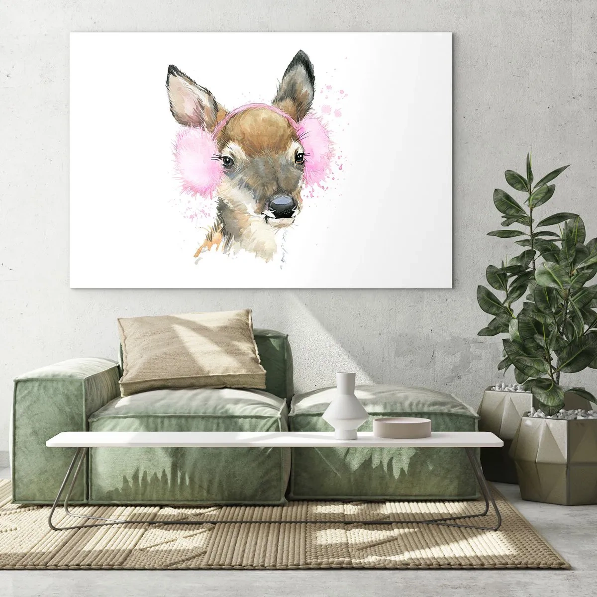 Quadro em vidro - E o frio já não é assustador - 120x80 cm