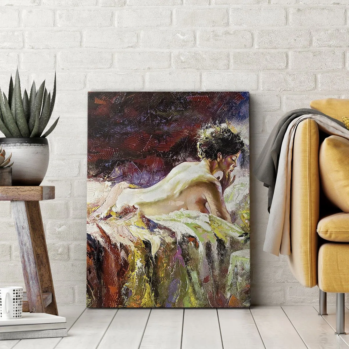 Quadro em tela - Vênus pensativa - 50x70 cm