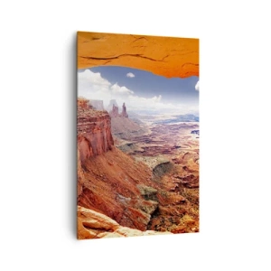 Quadro em tela - Esculpido pela própria natureza - 80x120 cm