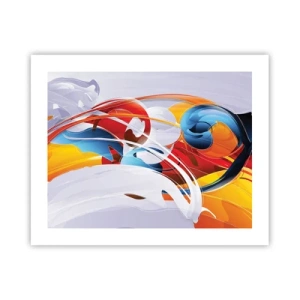 Pôster - A dança dos elementos da natureza - 50x40 cm