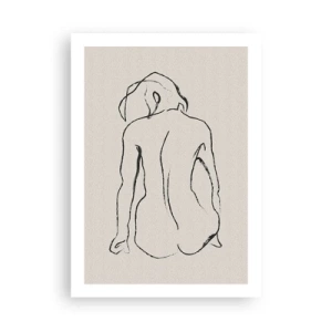 Pôster - Nu de rapariga - 50x70 cm