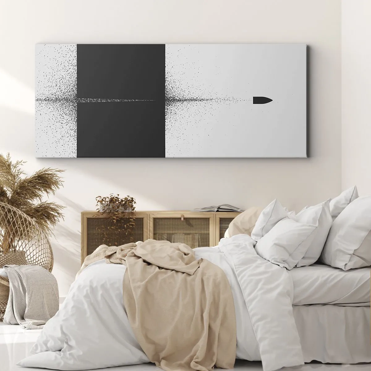 Quadro em tela - Direto para o destino - 100x40 cm