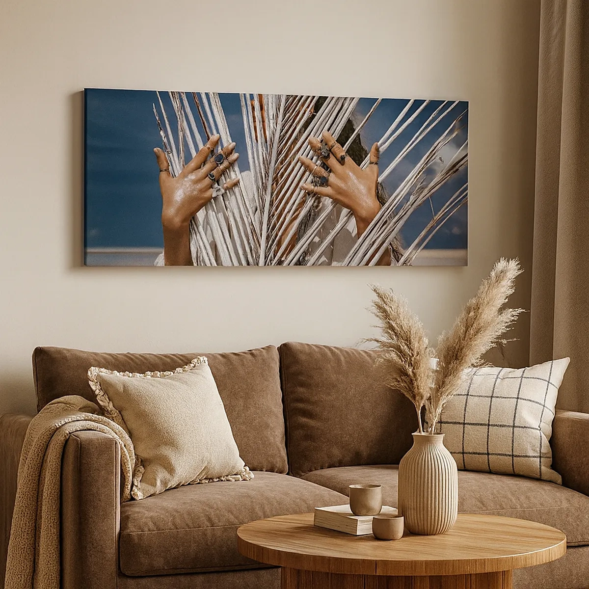 Quadro em tela - A xamã - 30x30 cm