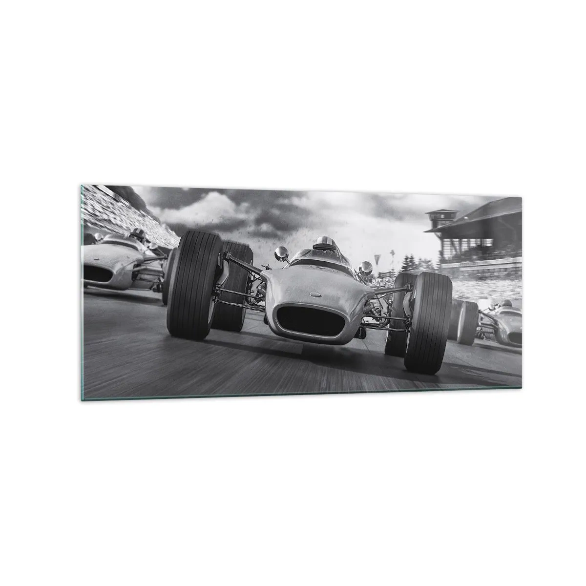 Quadro em vidro - O ronco do motor - 120x50 cm