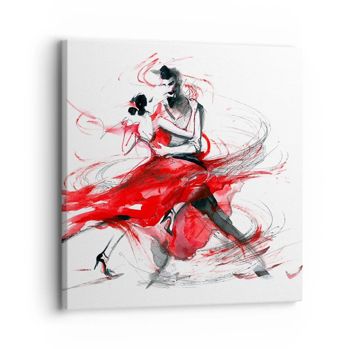 Quadro em tela - Tango - o ritmo da paixão - 30x30 cm