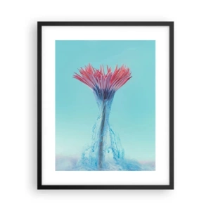 Pôster com moldura preta - Num abraço revigorante - 40x50 cm