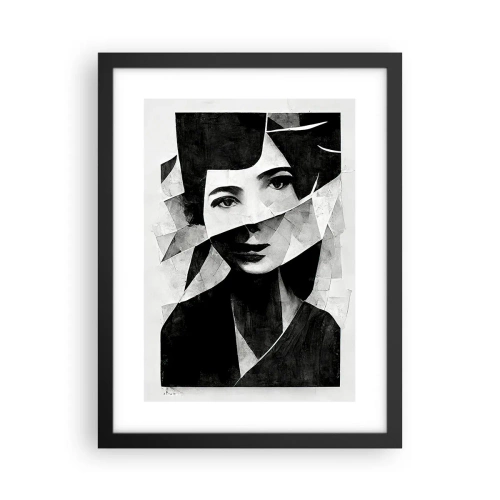 Pôster com moldura preta - O que és de verdade... - 30x40 cm