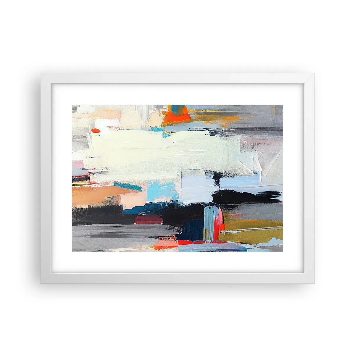 Pôster em moldura branca - Há um método? - 40x30 cm