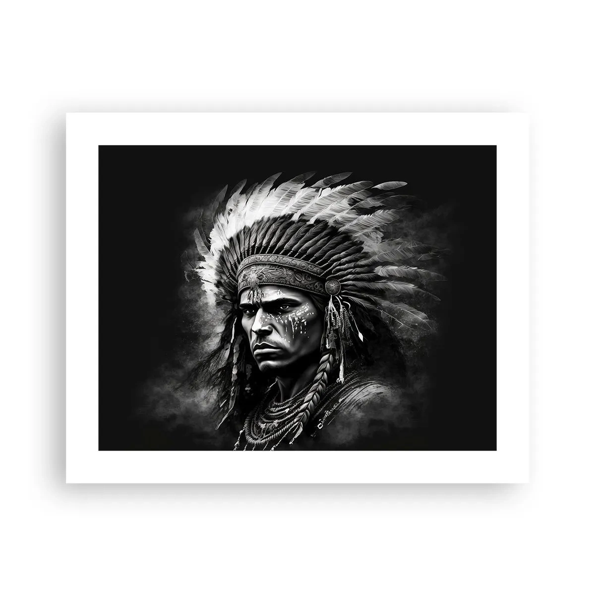 Pôster - Um líder e um guerreiro - 50x40 cm