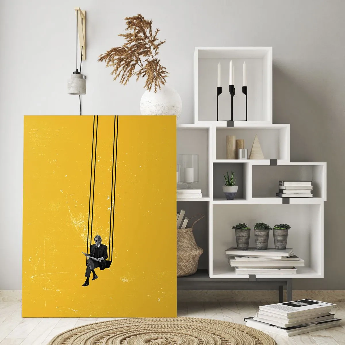 Quadro em vidro - Dia como todos os dias - 80x120 cm