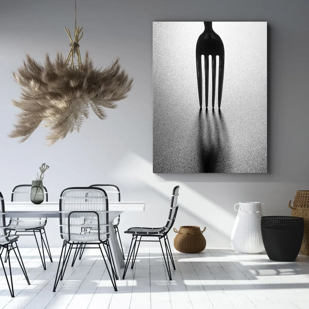 Quadro em tela - Luz e sombra - 50x70 cm
