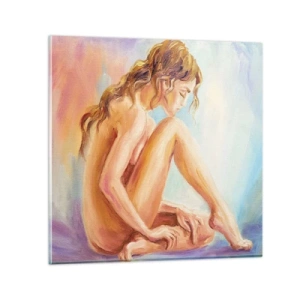 Quadro em vidro - Ato de juventude - 30x30 cm