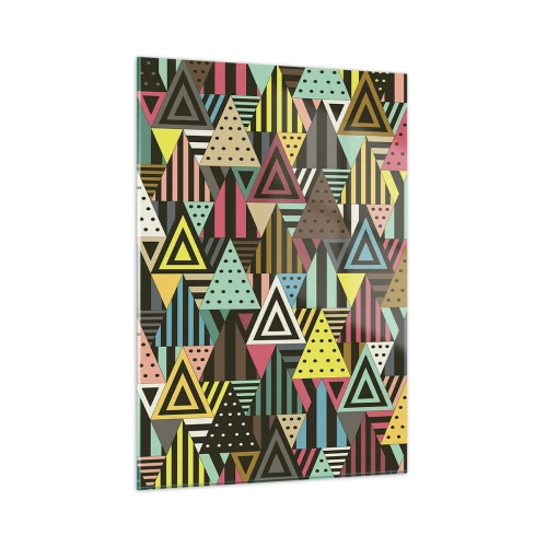 Quadro em vidro - Em ritmo para três - 50x70 cm