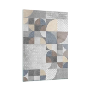 Quadro em vidro - Fantasia cerâmica - 50x70 cm