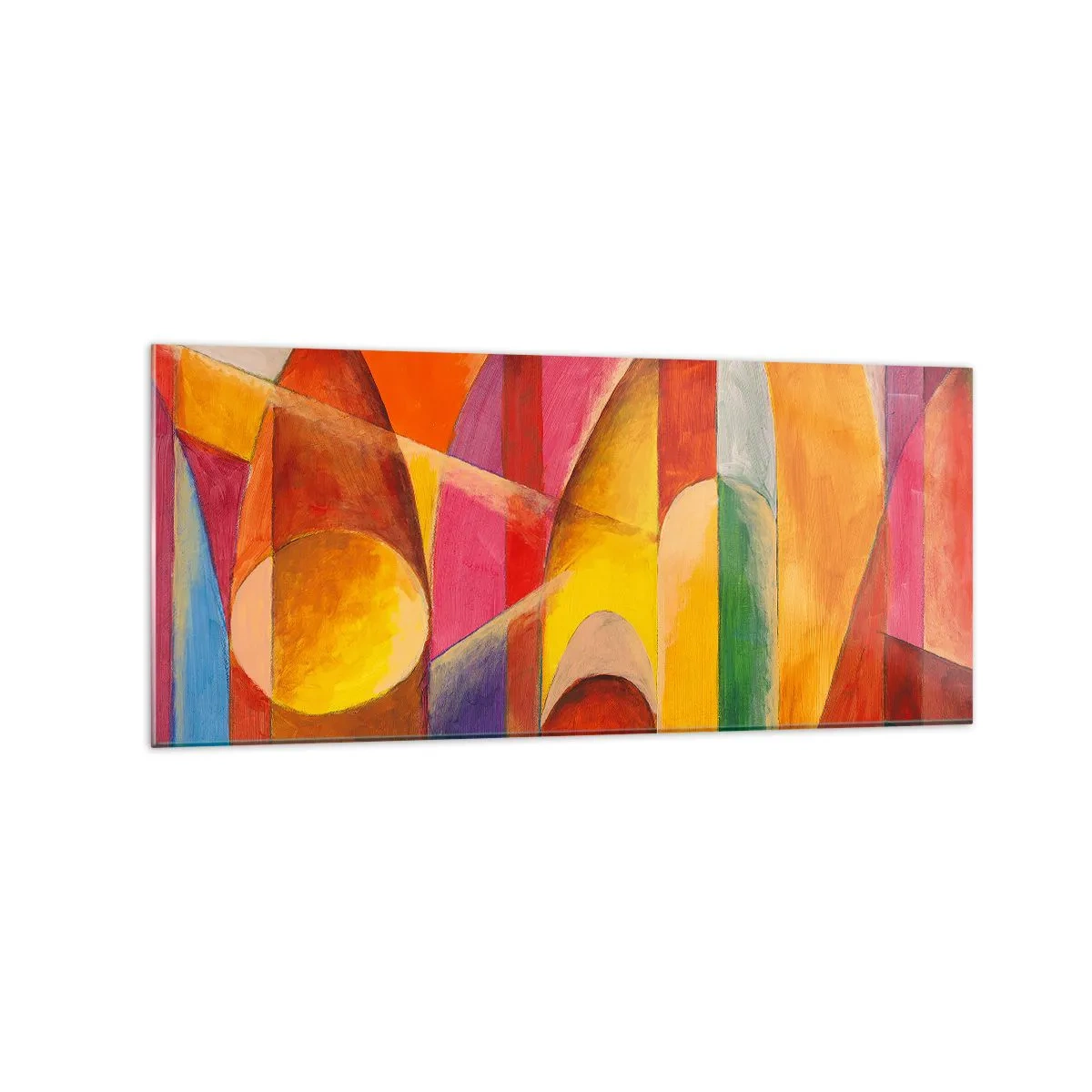 Quadro em vidro - Catedral do Sol - 120x50 cm