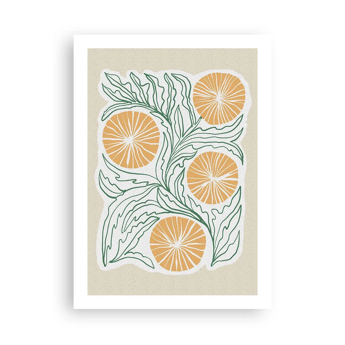 Pôster - Étnico com um toque de abstração - 50x70 cm