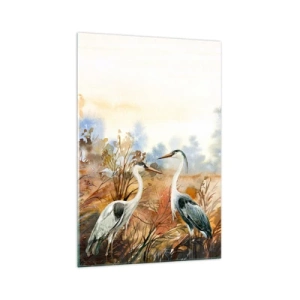 Quadro em vidro - Para onde ir no outono? - 70x100 cm