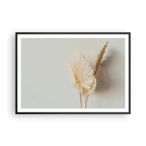 Pôster com moldura preta - Quando precisas de alívio - 100x70 cm