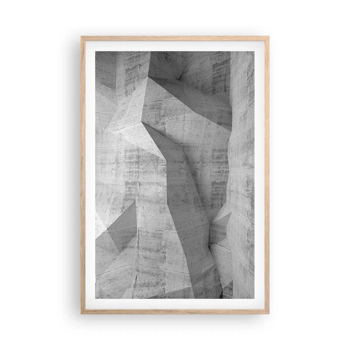 Pôster com moldura de carvalho claro - Um verdadeiro desafio - 61x91 cm