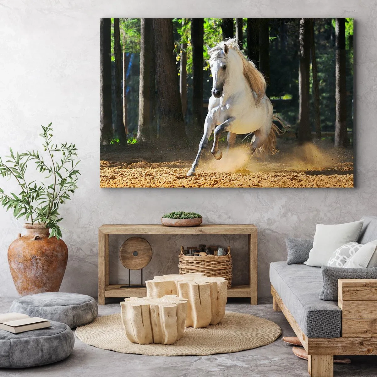Quadro em tela - Como de um romance de fantasia - 100x70 cm