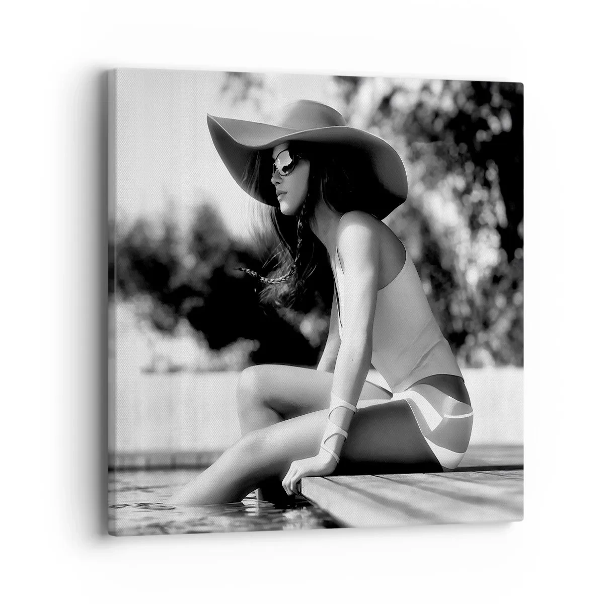 Quadro em tela - Sonho de verão - 40x40 cm