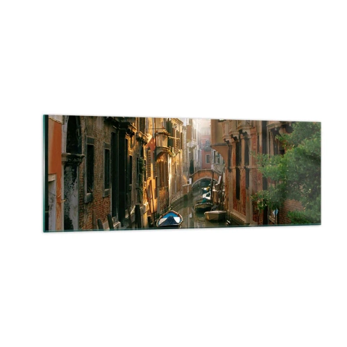 Quadro em vidro - Em um beco veneziano - 140x50 cm