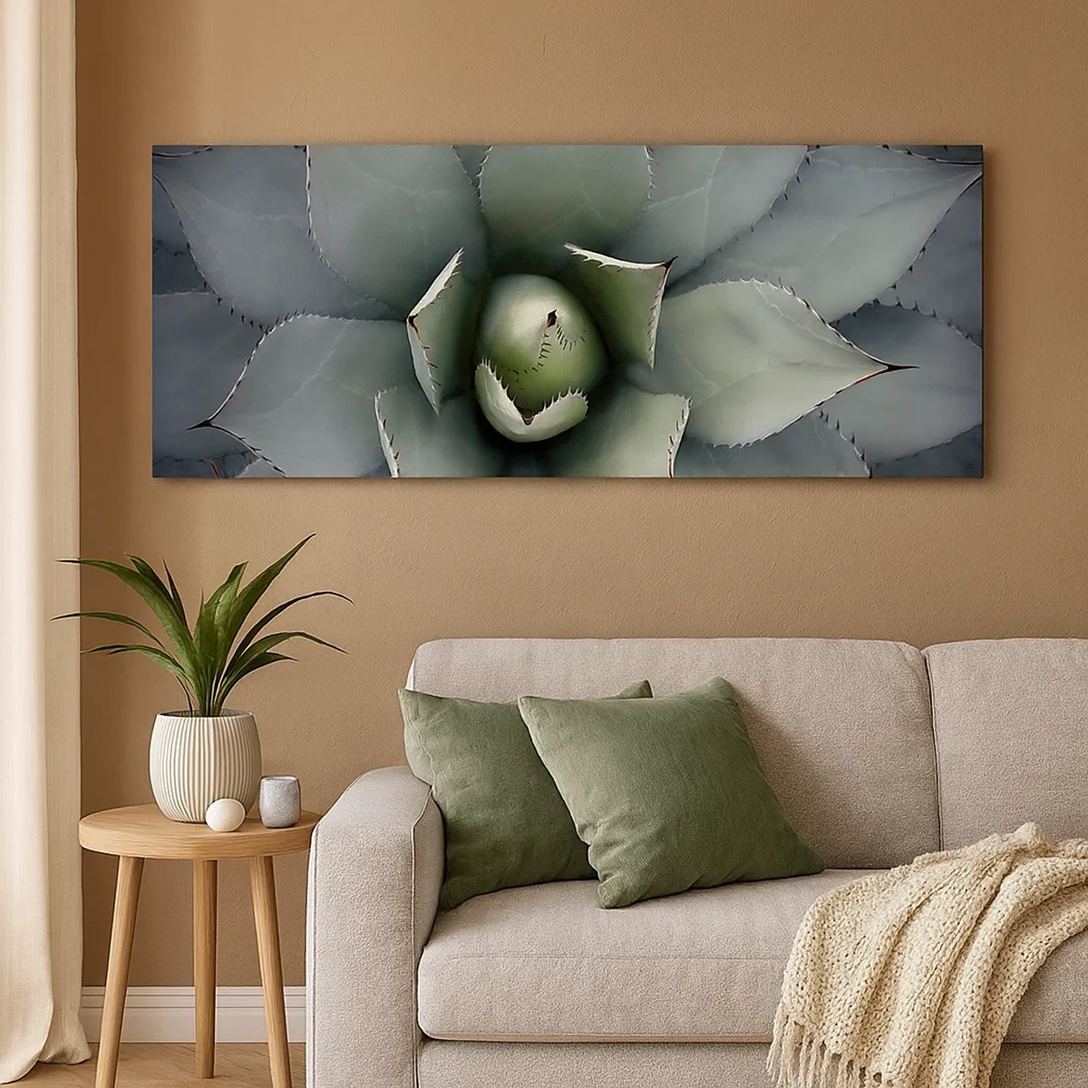 Quadro em tela - Atrai e adverte - 30x30 cm