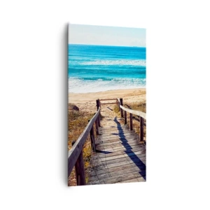 Quadro em tela - Corra! - 65x120 cm