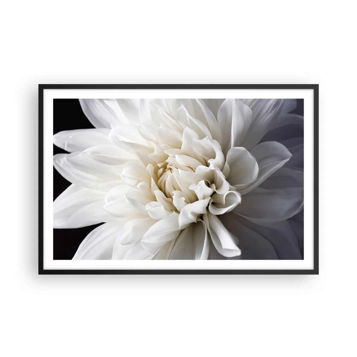 Pôster com moldura preta - Manhã da noiva - 91x61 cm